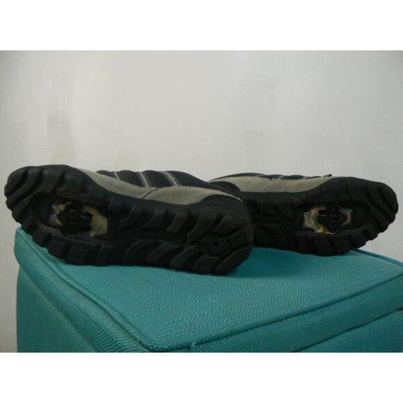 Shimano Grey Lace Up SH-M 021G Mountain Bike Cycling Shoe With Cleats 7 EUC S394 - Picture 5 of 5